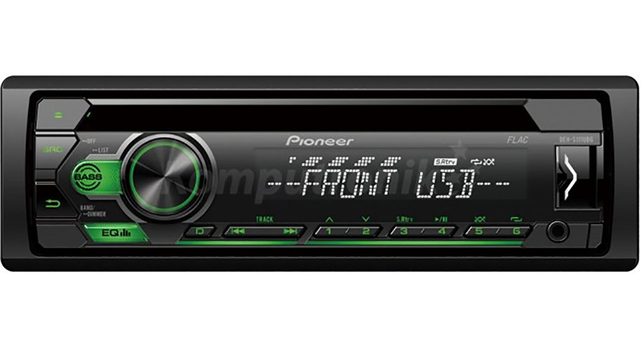 composiet Woordvoerder Verenigen Pioneer DEH-S111UBG Autoradio met CD MP3 USB AUX Android + Afstandsbediening  - CoolSound.nl