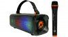 N-Gear Blazooka 703B - Draagbare Bluetooth Speaker - Karaoke Set - Met Microfoon & Verlichting - Zwart